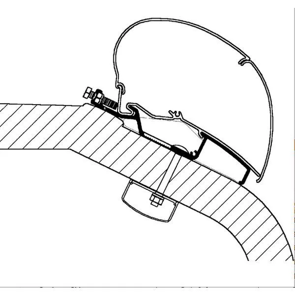 Thule Adapter LMC Liberty TI / TEC, Länge 3,5 M 3 Thule Adapter LMC Liberty TI / TEC, Länge 3,5 M