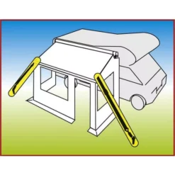 Sturmband Für Markisen Fiamma Tie Down S, Black -Camping Geschäft 11580 1 abspannband fiamma tie down black s markise 2