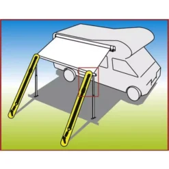 Sturmband Für Markisen Fiamma Tie Down S, Black -Camping Geschäft 11580 2 abspannband fiamma tie down black s markise 3