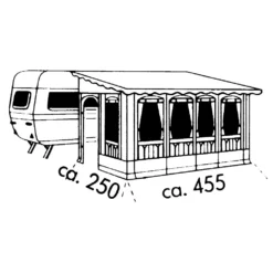 Vorzelt Brand Forum -Camping Geschäft brand forum caravanvorzelt groesse 11 linkseinzug 1000 9 2003