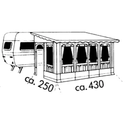 Vorzelt Brand Forum -Camping Geschäft brand forum teileinzug vorzelt groesse 10 linkseinzug 1000 8 2003
