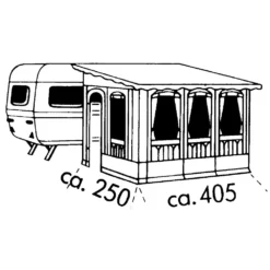 Vorzelt Brand Forum -Camping Geschäft brand forum wohnwagen vorzelt groesse 08 linkseinzug 1000 7 2003