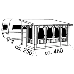Vorzelt Brand Forum -Camping Geschäft brand forum wohnwagenvorzelt groesse 13 linkseinzug 1000 10 2003