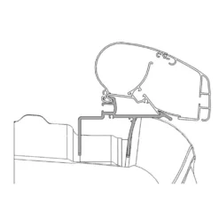 Dometic PR 2000 Markisen-Adapter Für VW Crafter / MAN TGE Ab Baujahr 2017
