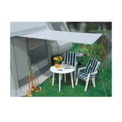 Wohnwagen-Sonnendach DWT Flora, Grösse 4, Hellgrau -Camping Geschäft dwt sonnendach flora hellgrau 3 2 14122