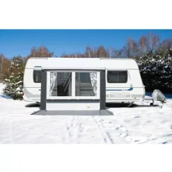 Wintervorzelt DWT Cortina II, Grau, Grösse 2 -Camping Geschäft dwt teilvorzelt vorzelt cortina II cortina 2 grau wohnwagenvorzelt 6 5 18406