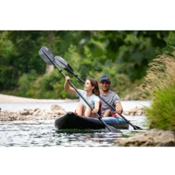 Aufblasbares Kajak Sevylor Charleston -Camping Geschäft ergonomische verstellbare sitze stabile rueckenlehne sevylor kajak charleston zwei personen aufblasbares kajak 1000 10 25240