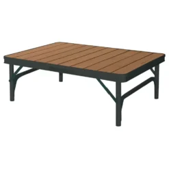 Campingtisch Eurotrail Charelle -Camping Geschäft eurotrail charelle campingtisch faltbarer bambus alu tischplatte hoehenverstellbarer beistelltisch 1000 2 22008