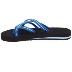 Damensandale, Flip-Flops Teva Olowahu W's, Lindi Blue -Camping Geschäft flip flops teva olowahu ws damensandale zehenstegsandale zehentrennsandale lindi blue 2 17938