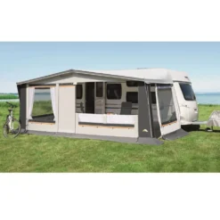 Wohnwagen-Vorzelt DWT Prinz Plus 300 -Camping Geschäft ganzzelt prinz plus 300 dwt vorzelt mit verandaloesung abgeklappter vorderwand wohnwagenvorzelt 1000 6 23215