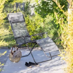 Relaxsessel Lafuma R Clip, Iso Terre -Camping Geschäft grauer campingstuhl lafuma r clip batyline iso terre relaxsessel liegestuhl klappstuhl 1000 5 24896