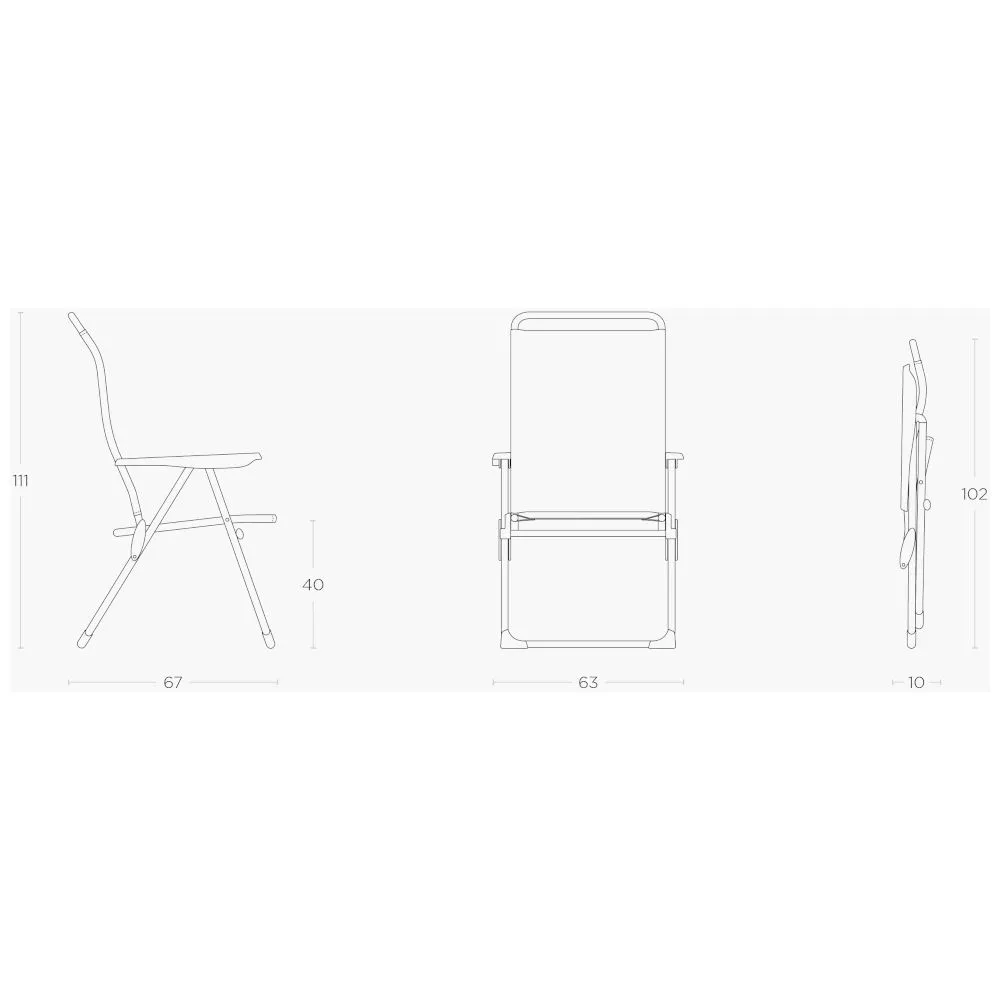 Campingstuhl Lafuma Alu Low, Seigle II 4 Campingstuhl Lafuma Alu Low, Seigle II – Bild 2