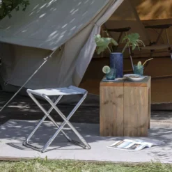 Campinghocker Lafuma Hocker Alu PL, Ciel -Camping Geschäft lafuma campinghocker alu pl batyline iso ciel natura klapphocker schemel 1000 2 23911