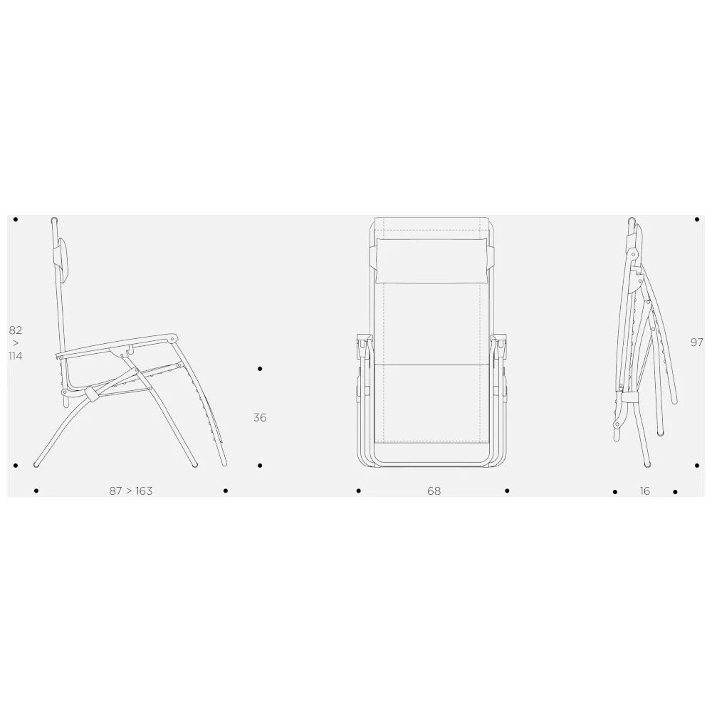 Relaxstuhl Lafuma R Clip, Ocean II 4 Relaxstuhl Lafuma R Clip, Ocean II – Bild 2