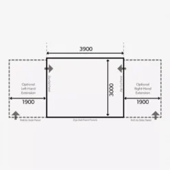 Aufblasbares Vorzelt Dometic Grande Air All-Season 390 S -Camping Geschäft luftvorzelt dometic grande air all season 390 grundflaeche masse 1000 7 21804