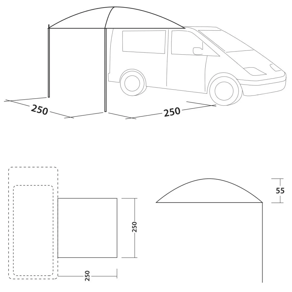 Bus-Sonnendach Easy Camp Flex Canopy 4 Bus-Sonnendach Easy Camp Flex Canopy – Bild 2