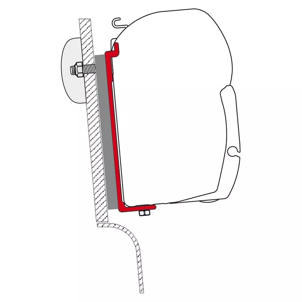 Markisenadapter Fiamma KIT Adapter Westfalia (High Roof) 3 Markisenadapter Fiamma KIT Adapter Westfalia (High Roof)