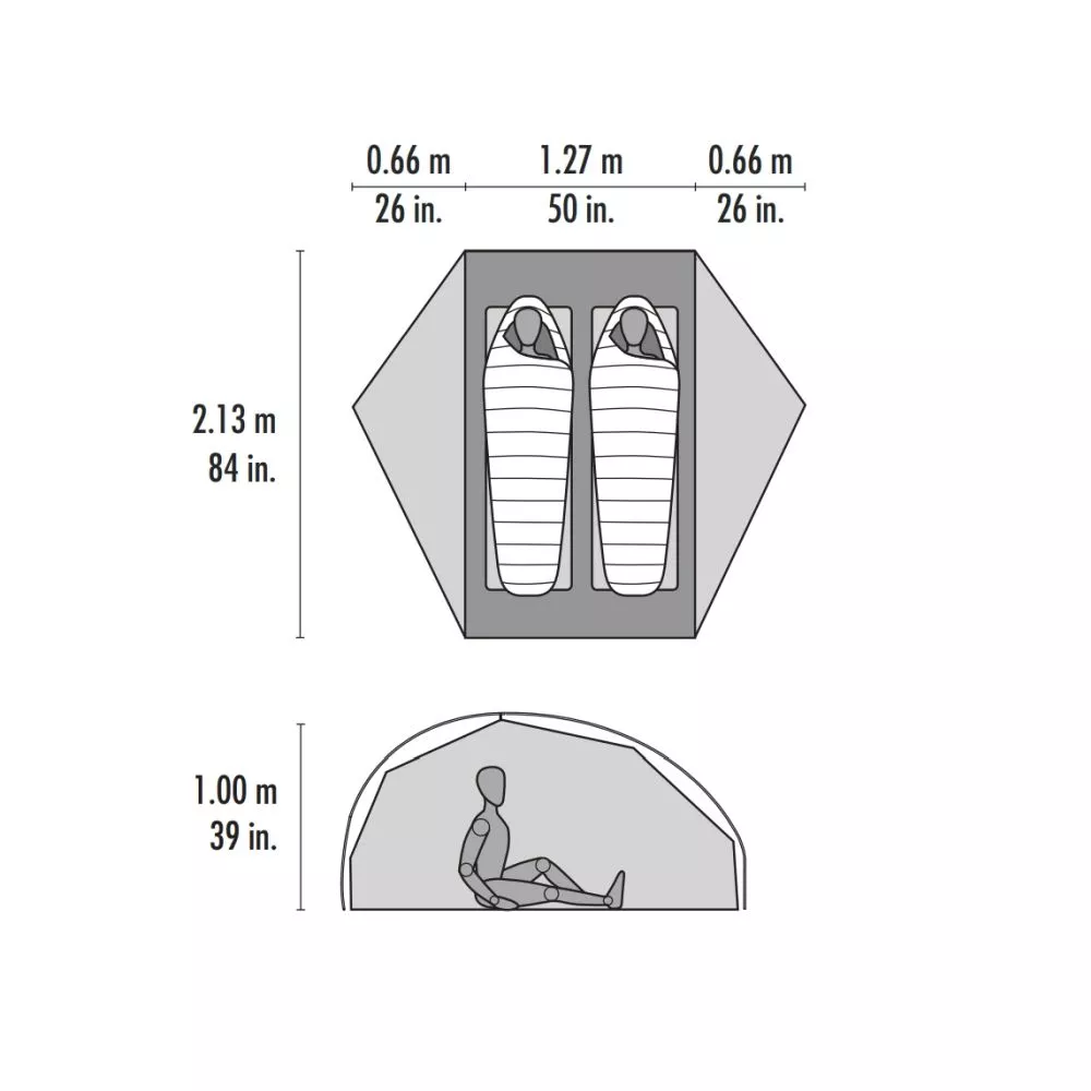 Zwei-Personen-Zelt MSR FreeLite 2 4 Zwei-Personen-Zelt MSR FreeLite 2 – Bild 2