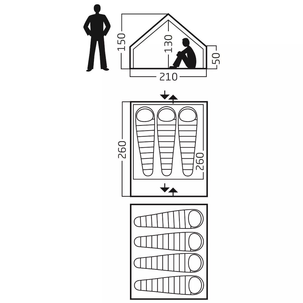Firstzelt Nordisk Ydun Sky 5.5 4 Firstzelt Nordisk Ydun Sky 5.5 – Bild 2