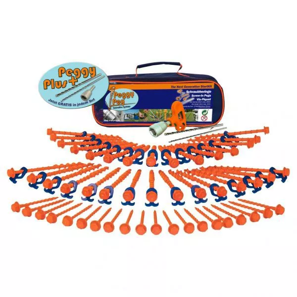 Peggy Peg PP Schraubheringe Start-Kit Für Vorzelte 3 Peggy Peg PP Schraubheringe Start-Kit Für Vorzelte