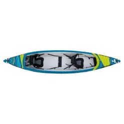 Aufblasbares Kajak Tahe Kayak Air Breeze Full HP2 -Camping Geschäft tahe kajak kayak air breeze full hp2 draufsicht blaues gelbes zum aufblasen aufblasbares 2 3 personen erwachsene 1 kind familienkajak 1000 2 18203
