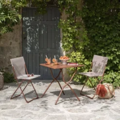 Klapptisch Lafuma Balcony II, Canyon -Camping Geschäft tisch terrasse lafuma balcony 2 colorblock canyon klappbarer gruener campingtisch balkontisch 1000 8 24938