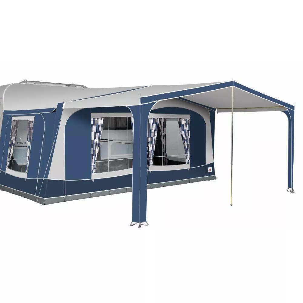 Vorzelt-Sonnendach Dorema Palma, Blau / Grau 3 Vorzelt-Sonnendach Dorema Palma, Blau / Grau